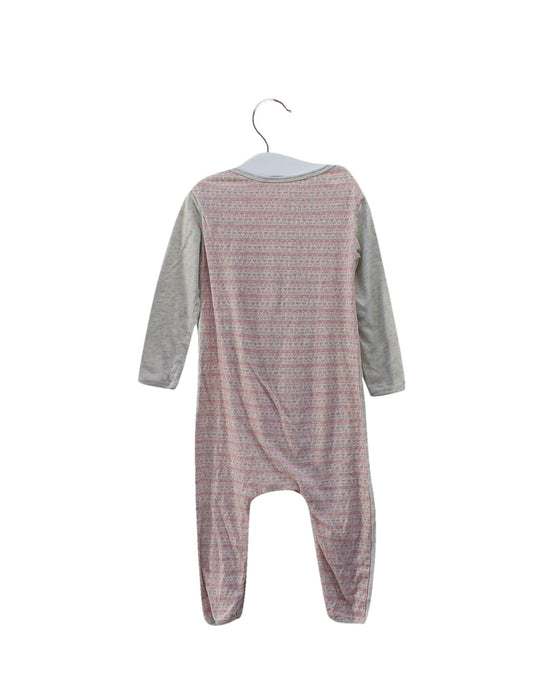 A Grey Long Sleeve Jumpsuits from Little Wings in size 12-18M for girl. (Back View)