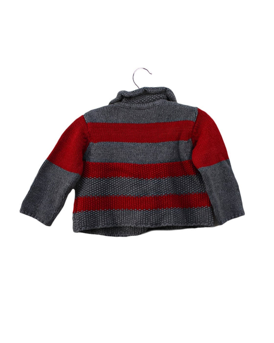 A Red Cardigans from Stella McCartney in size 3-6M for girl. (Back View)