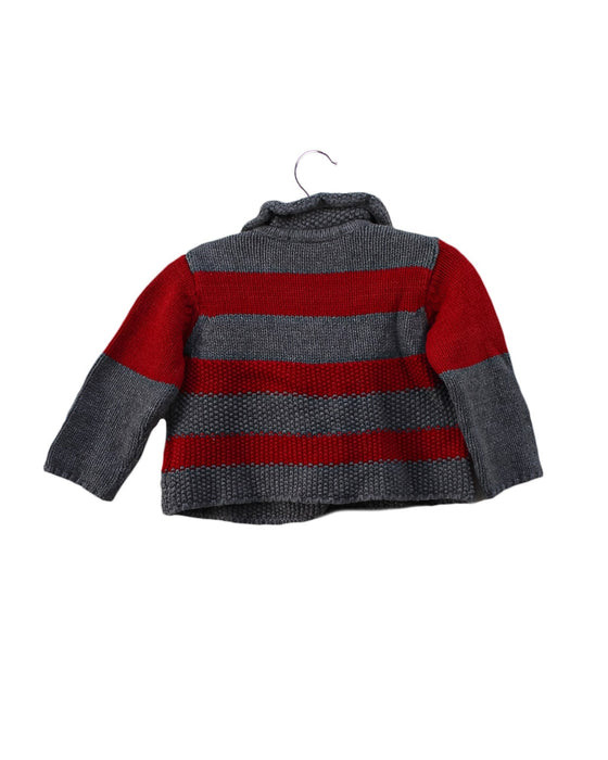 A Red Cardigans from Stella McCartney in size 3-6M for girl. (Back View)