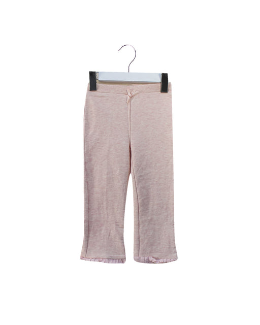 A Pink Casual Pants from Kingkow in size 12-18M for girl. (Front View)