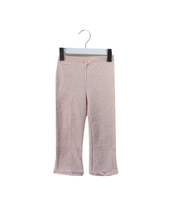 A Pink Casual Pants from Kingkow in size 12-18M for girl. (Front View)