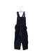 A Navy Long Overalls from Agnes b. in size 6-12M for girl. (Back View)