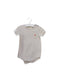 A Beige Short Sleeve Bodysuits from The Bonnie Mob in size 6-12M for girl. (Front View)