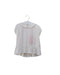 A White Short Sleeve Tops from Billieblush in size 3T for girl. (Front View)