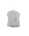 A White Short Sleeve Tops from Billieblush in size 3T for girl. (Front View)