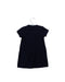 A Navy Short Sleeve Dresses from Mini Rodini in size 12-18M for girl. (Back View)