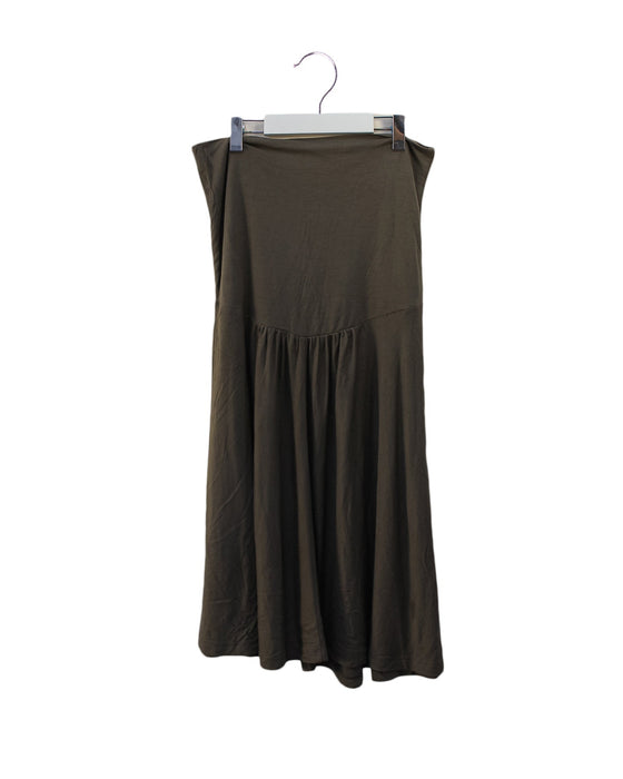A Brown Mid Skirts from Seraphine in size S for maternity. (Front View)