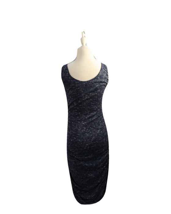 A Navy Sleeveless Dresses from Ingrid & Isabel in size XS for maternity. (Back View)