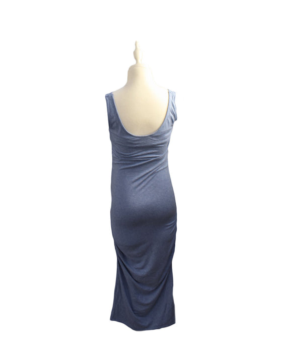 A Blue Sleeveless Dresses from Isabella Oliver in size XS for maternity. (Back View)