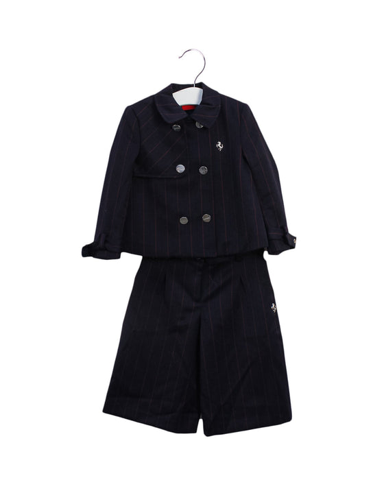 A Navy Pants Sets from Ferrari in size 3T for girl. (Front View)