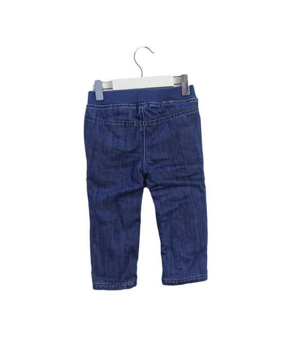 A Blue Casual Pants from La Compagnie des Petits in size 12-18M for boy. (Back View)
