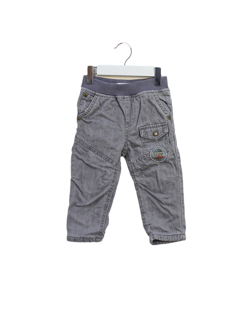 A Grey Casual Pants from La Compagnie des Petits in size 12-18M for boy. (Front View)