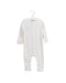 A White Long Sleeve Jumpsuits from Emporio Armani in size 6-12M for girl. (Front View)