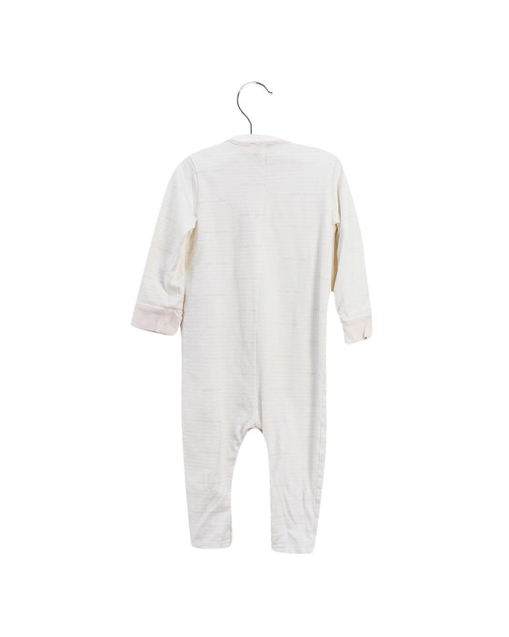 A White Long Sleeve Jumpsuits from Emporio Armani in size 6-12M for girl. (Back View)
