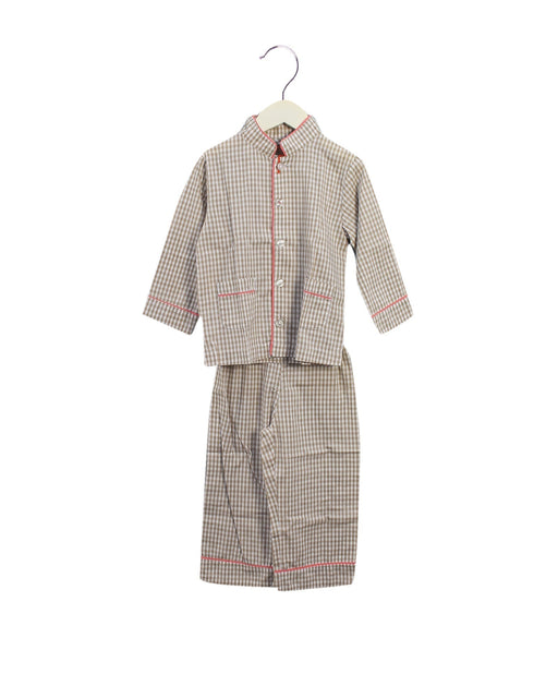 A Taupe Pyjama Sets from Monday's Child in size 2T for girl. (Front View)