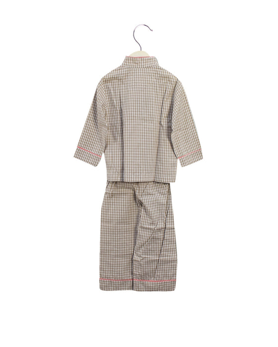 A Taupe Pyjama Sets from Monday's Child in size 2T for girl. (Back View)