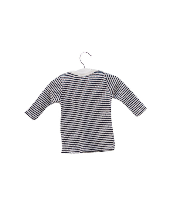 A Navy Long Sleeve Tops from Seed in size 0-3M for neutral. (Back View)