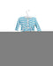 A Blue Onesies from Petit Bateau in size 3-6M for boy. (Back View)