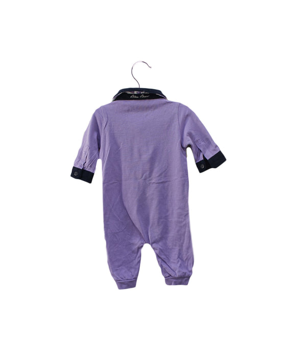 A Purple Long Sleeve Jumpsuits from Nicholas & Bears in size 3-6M for boy. (Back View)