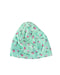 A Green Beanies from Please Mum in size 0-3M for girl. (Front View)