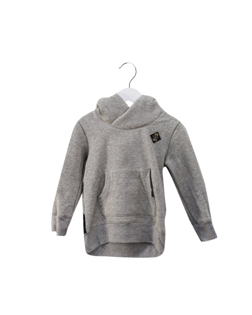 A Grey Sweatshirts from IKKS in size 4T for boy. (Front View)