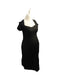 A Black Short Sleeve Dresses from Seraphine in size XS for maternity. (Front View)