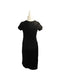 A Black Short Sleeve Dresses from Seraphine in size XS for maternity. (Back View)