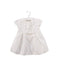 A Ivory Short Sleeve Dresses from Jacadi in size 3-6M for girl. (Front View)