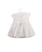 A Ivory Short Sleeve Dresses from Jacadi in size 3-6M for girl. (Back View)