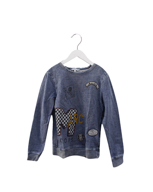 A Blue Crewneck Sweatshirts from Little Marc Jacobs in size 8Y for girl. (Front View)