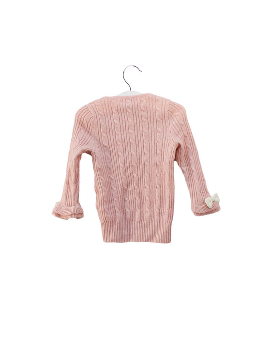A Pink Knit Sweaters from Nicholas & Bears in size 6-12M for girl. (Back View)