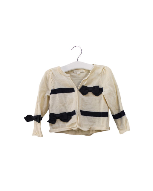 A Ivory Cardigans from Nicholas & Bears in size 6-12M for girl. (Front View)