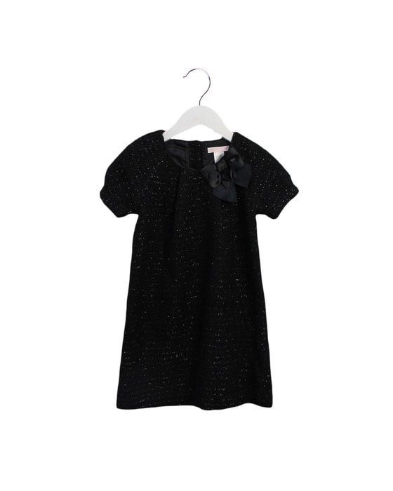 A Black Short Sleeve Dresses from Janie & Jack in size 5T for girl. (Front View)