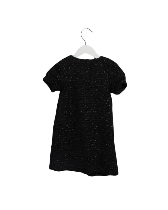 A Black Short Sleeve Dresses from Janie & Jack in size 5T for girl. (Back View)