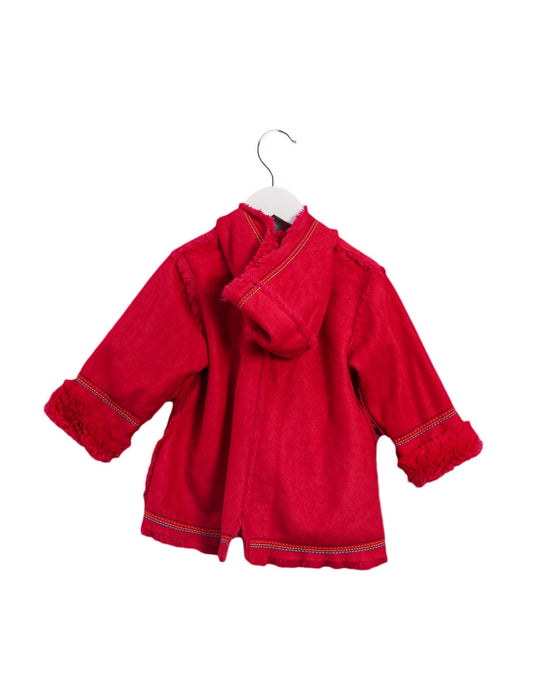 A Pink Coats from Catimini in size 2T for girl. (Back View)