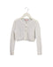 A White Cardigans from Ruby & Bloom in size 5T for girl. (Front View)