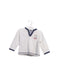 A White Long Sleeve Tops from Absorba in size 3-6M for boy. (Front View)