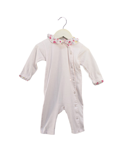 A Pink Long Sleeve Jumpsuits from Dior in size 6-12M for girl. (Front View)