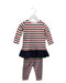 A Red Long Sleeve Tops from Ralph Lauren in size 6-12M for girl. (Front View)