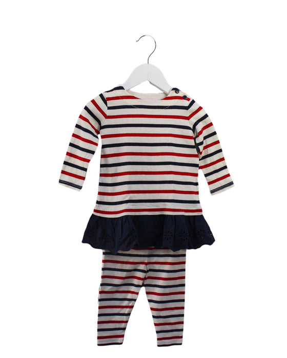 A Red Long Sleeve Tops from Ralph Lauren in size 6-12M for girl. (Front View)