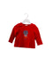 A Red Long Sleeve Tops from Momonittu in size 12-18M for girl. (Front View)