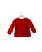 A Red Long Sleeve Tops from Momonittu in size 12-18M for girl. (Back View)