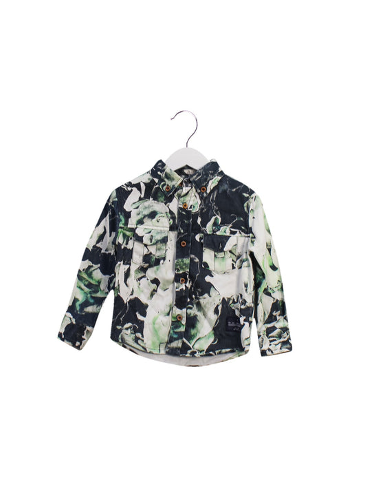 A Navy Shirts from Agatha Cub in size 3T for girl. (Front View)