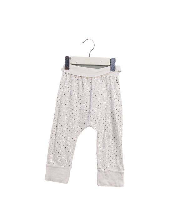 A Ivory Casual Pants from Oeuf in size 6-12M for girl. (Front View)