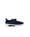 A Navy Sneakers from Skechers in size 7Y for girl. (Back View)