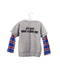 A Grey Crewneck Sweatshirts from Knitplanner in size 18-24M for boy. (Back View)