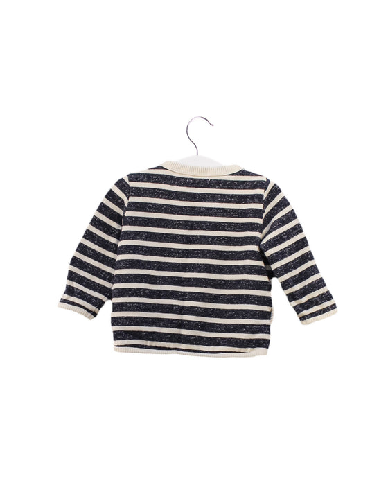 A Navy Crewneck Sweatshirts from Bout'Chou in size 3-6M for boy. (Back View)