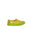 A Yellow Slip Ons from AKID in size 4T for girl. (Back View)