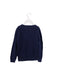 A Navy Crewneck Sweatshirts from Crewcuts in size 4T for girl. (Back View)