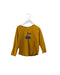 A Yellow Long Sleeve Tops from Bonpoint in size 4T for girl. (Front View)